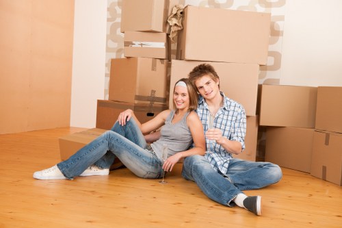 Man with van providing moving services in Watford