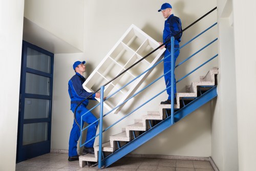 Professional house removalists preparing for a move in Storage Watford